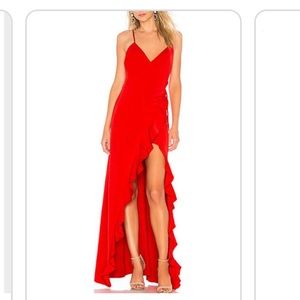 Privacy Please long red dress! Never worn.